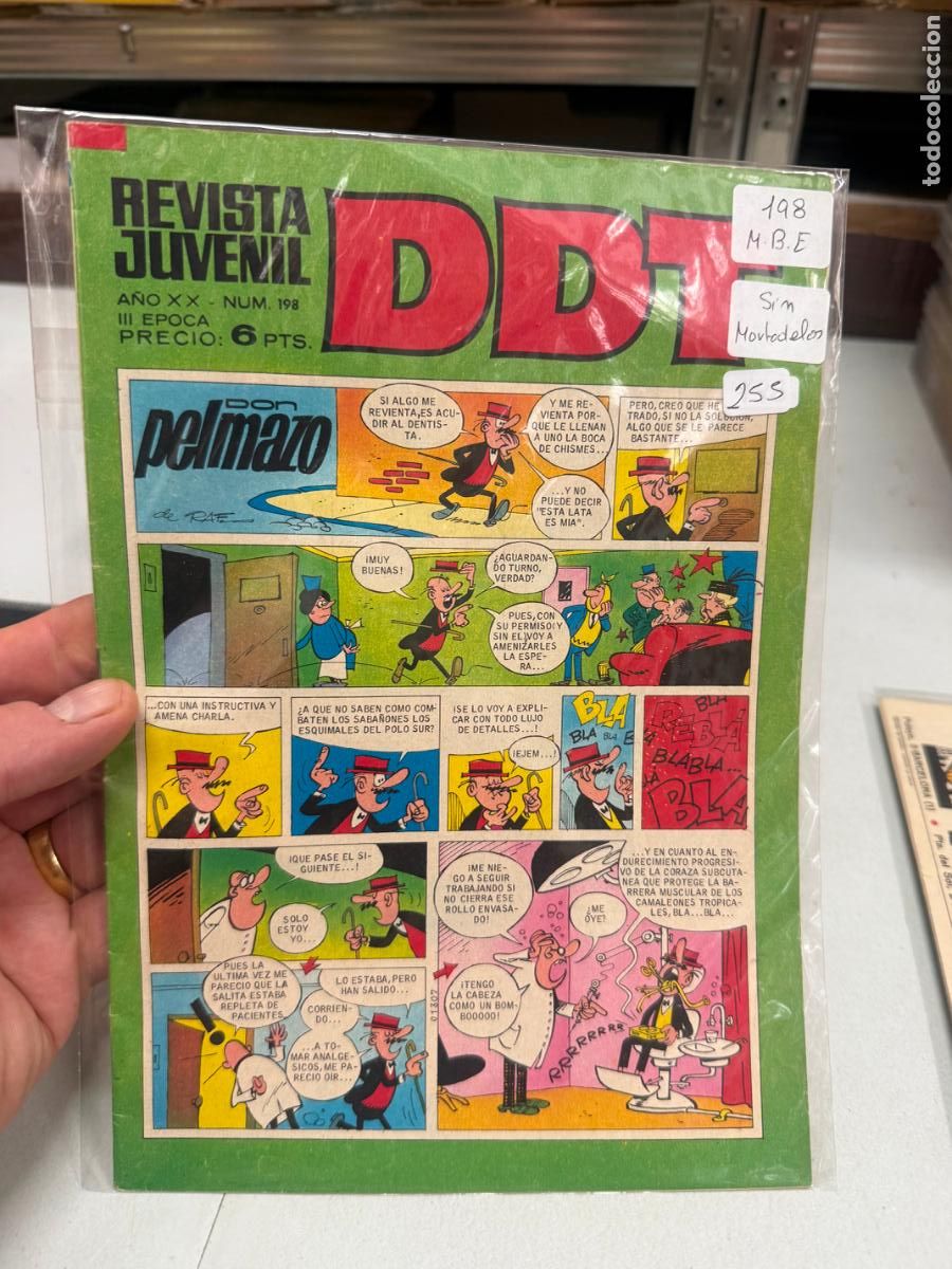Tebeos: ddt editorial bruguera numero 198