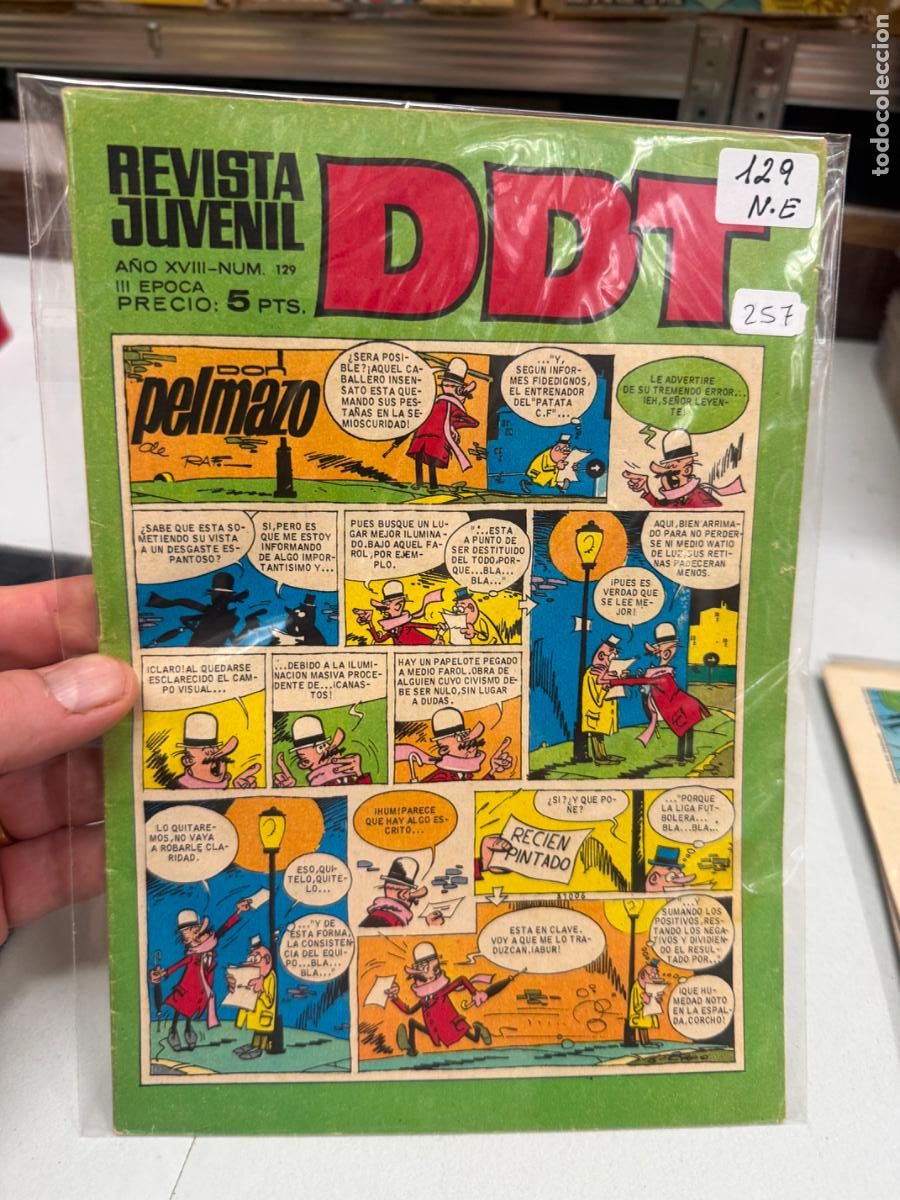 Tebeos: ddt editorial bruguera numero 129
