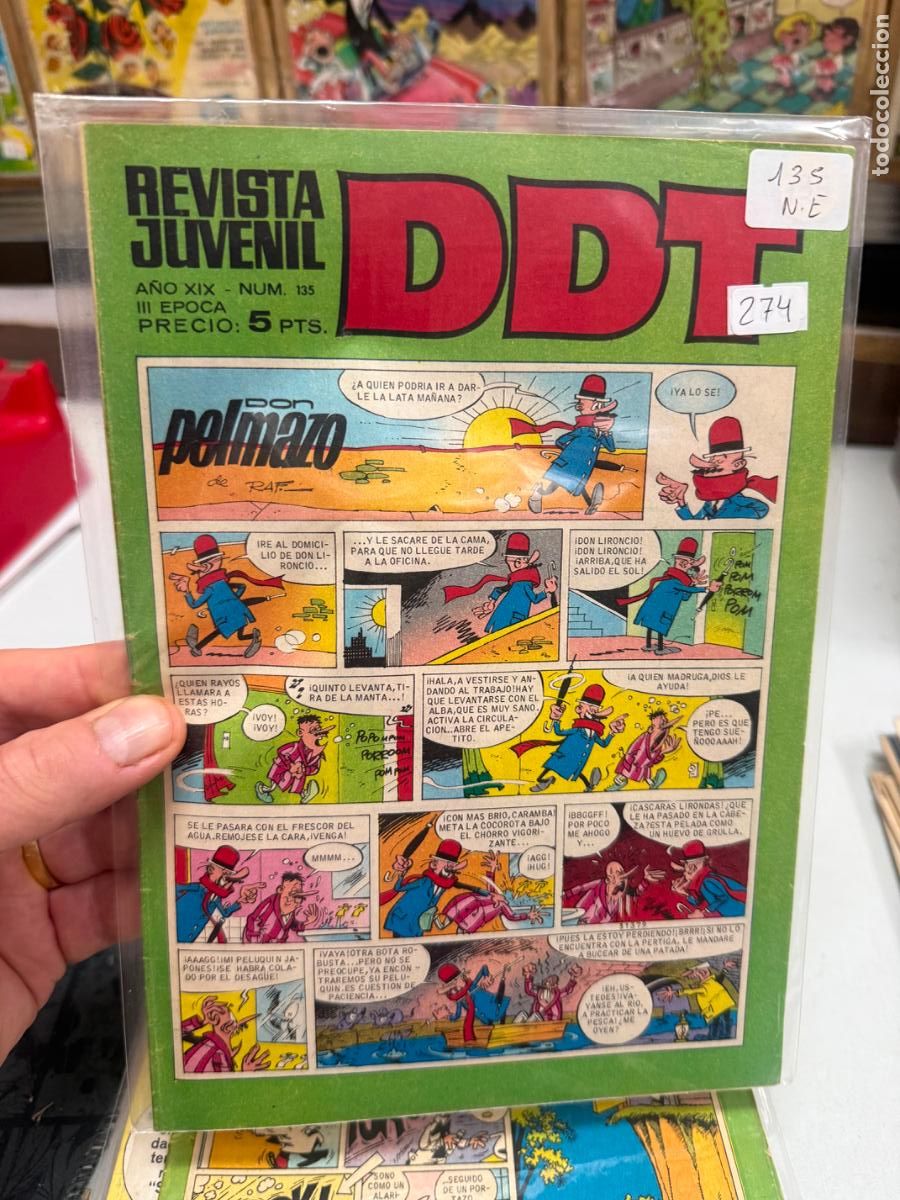 Tebeos: ddt editorial bruguera numero 135