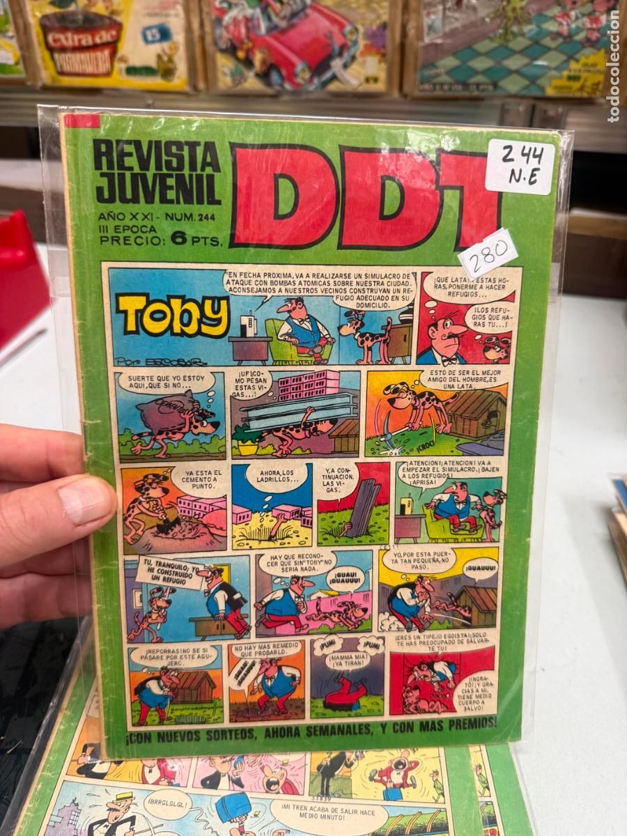Tebeos: ddt editorial bruguera numero 244