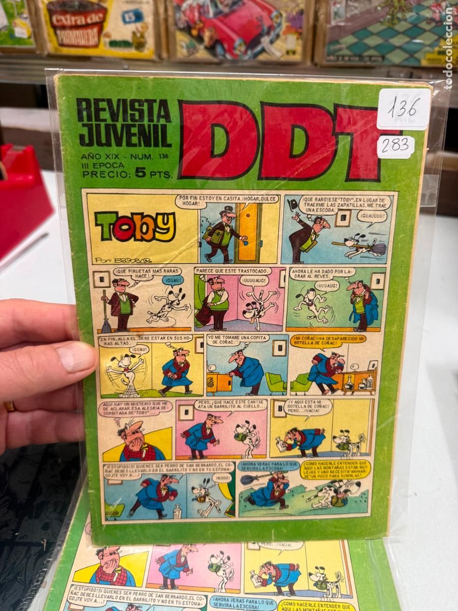 Tebeos: ddt editorial bruguera numero 136