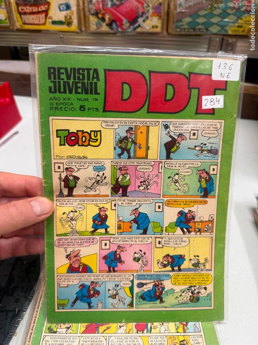 Tebeos: ddt editorial bruguera numero 136