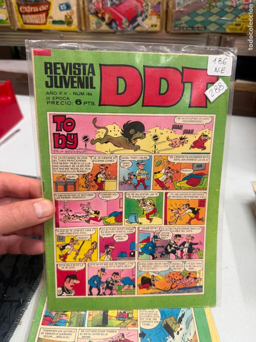 Tebeos: ddt editorial bruguera numero 186