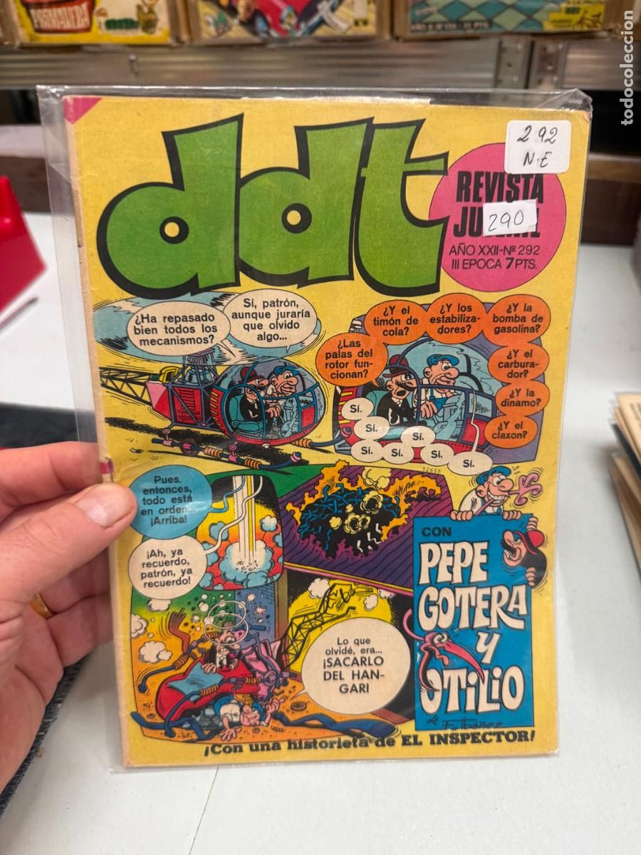 Tebeos: ddt editorial bruguera numero 292