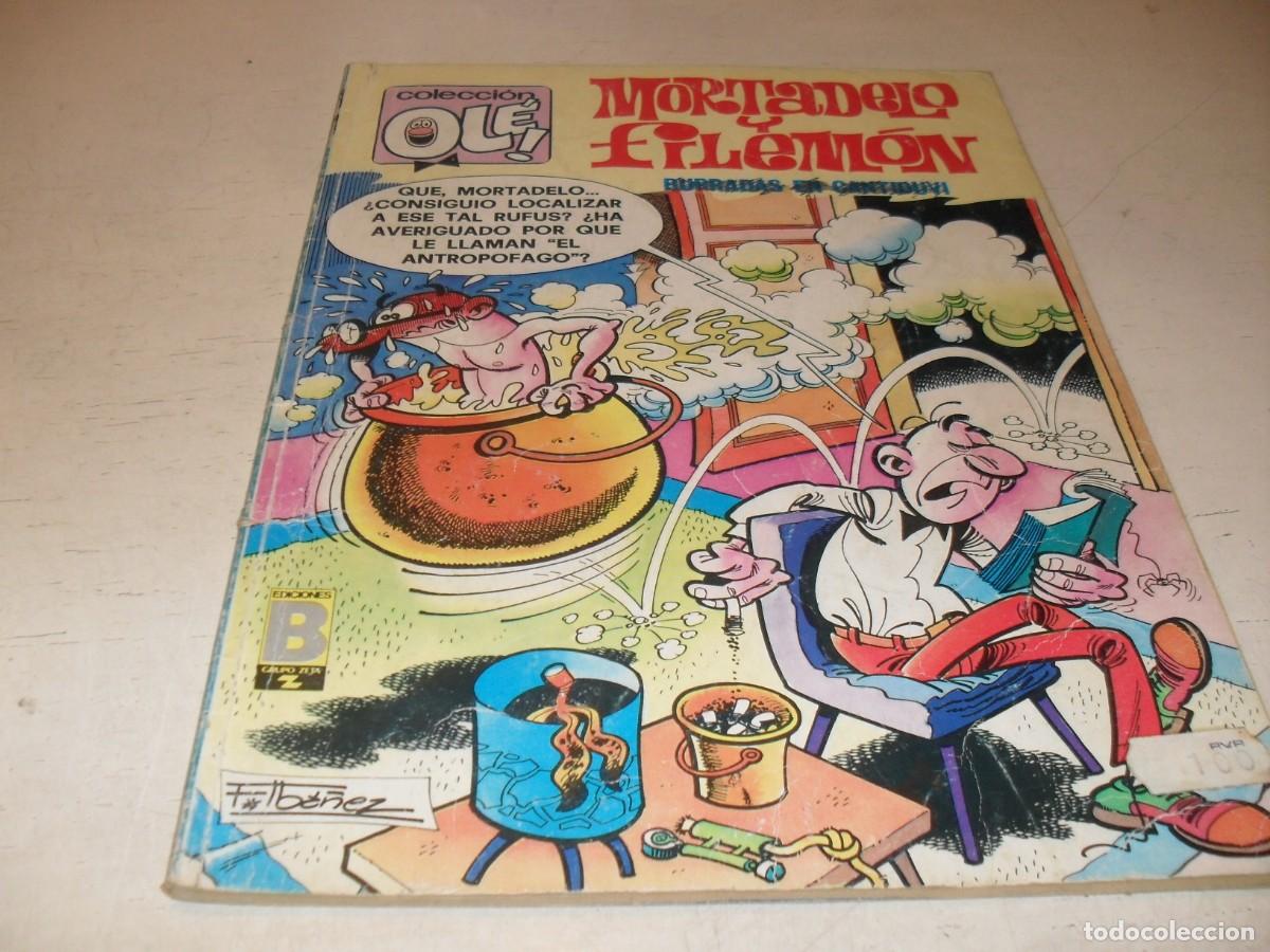 Tebeos: OLE N&ordm; 161,MORTADELO,BURRADAS EN CANTIDUBI,DE 417,1&ordf; EDICION,EDICIONES B,1987