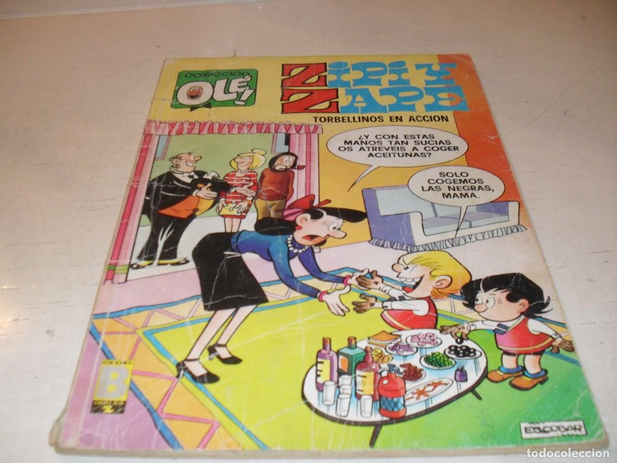 Tebeos: OLE N&ordm; 127,ZIPI Y ZAPE:TORBELLINOS EN ACCION,DE 417,1&ordf; EDICION,EDICIONES B,1987