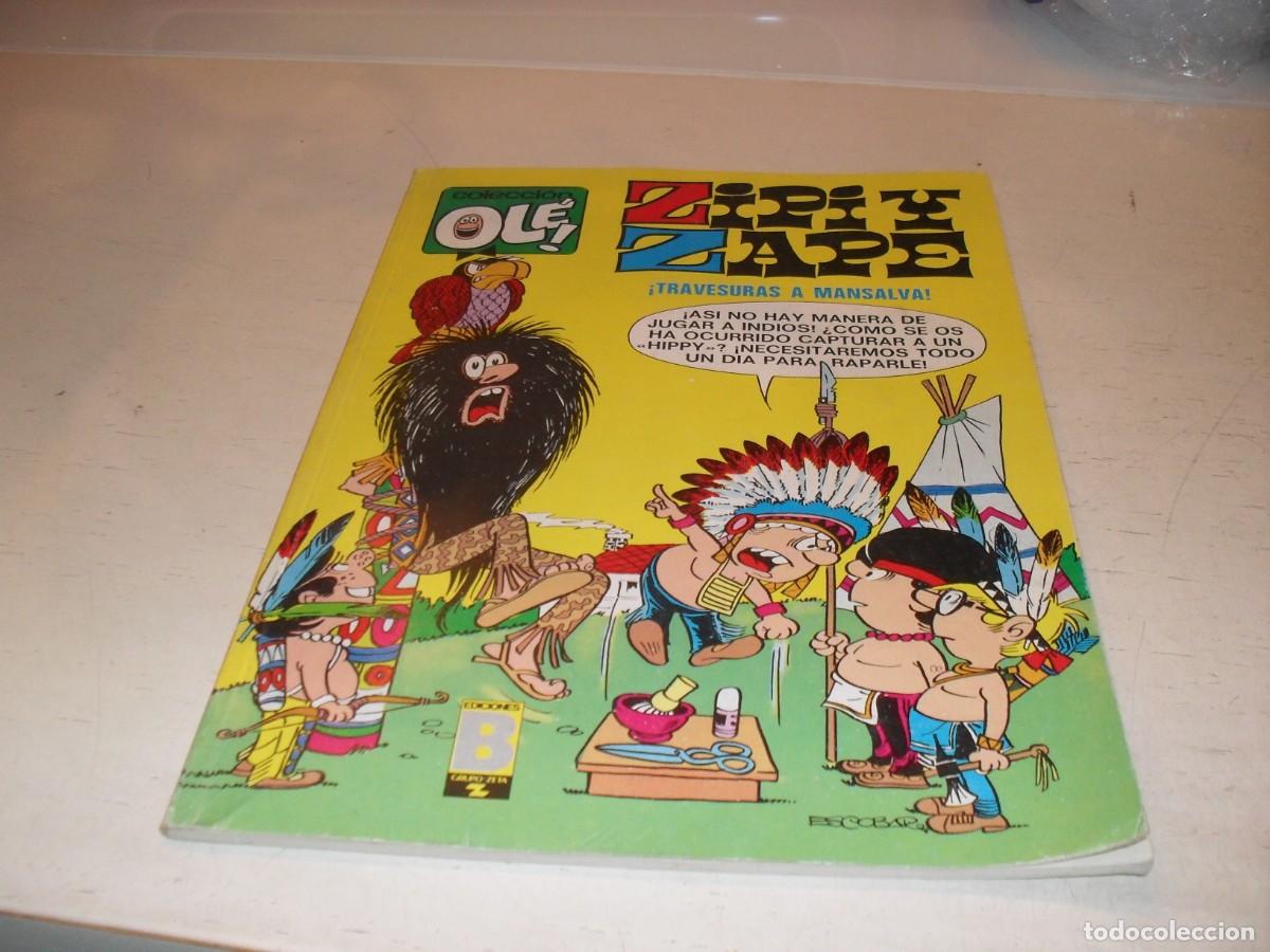 Tebeos: OLE N&ordm; 26,ZIPI Y ZAPE,TRAVESURAS A MANSALVA,DE KIOSKO,DE 417,2&ordf; EDICION,EDICIONES B,1987