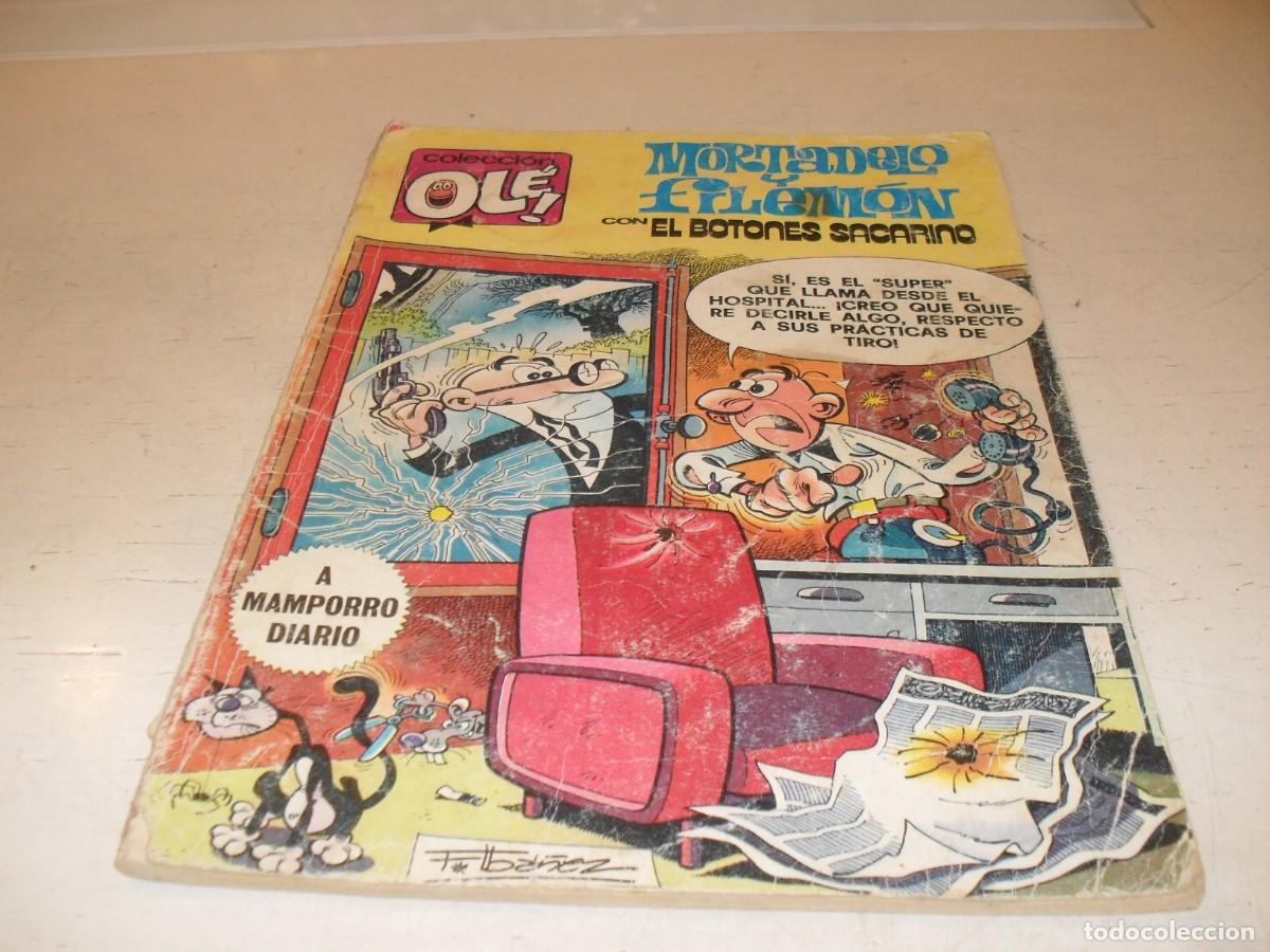 Tebeos: OLE N&ordm; 194,MORTADELO,Y EL BOTONES SACARINO,DE 316,1&ordf; EDICION,BRUGUERA,1971