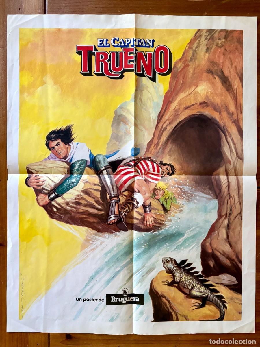 Tebeos: POSTER EL CAPITAN TRUENO DE BRUGUERA, MUY BIEN CONSERVADO, 41X51 CMS. APROXIMADAMENTE