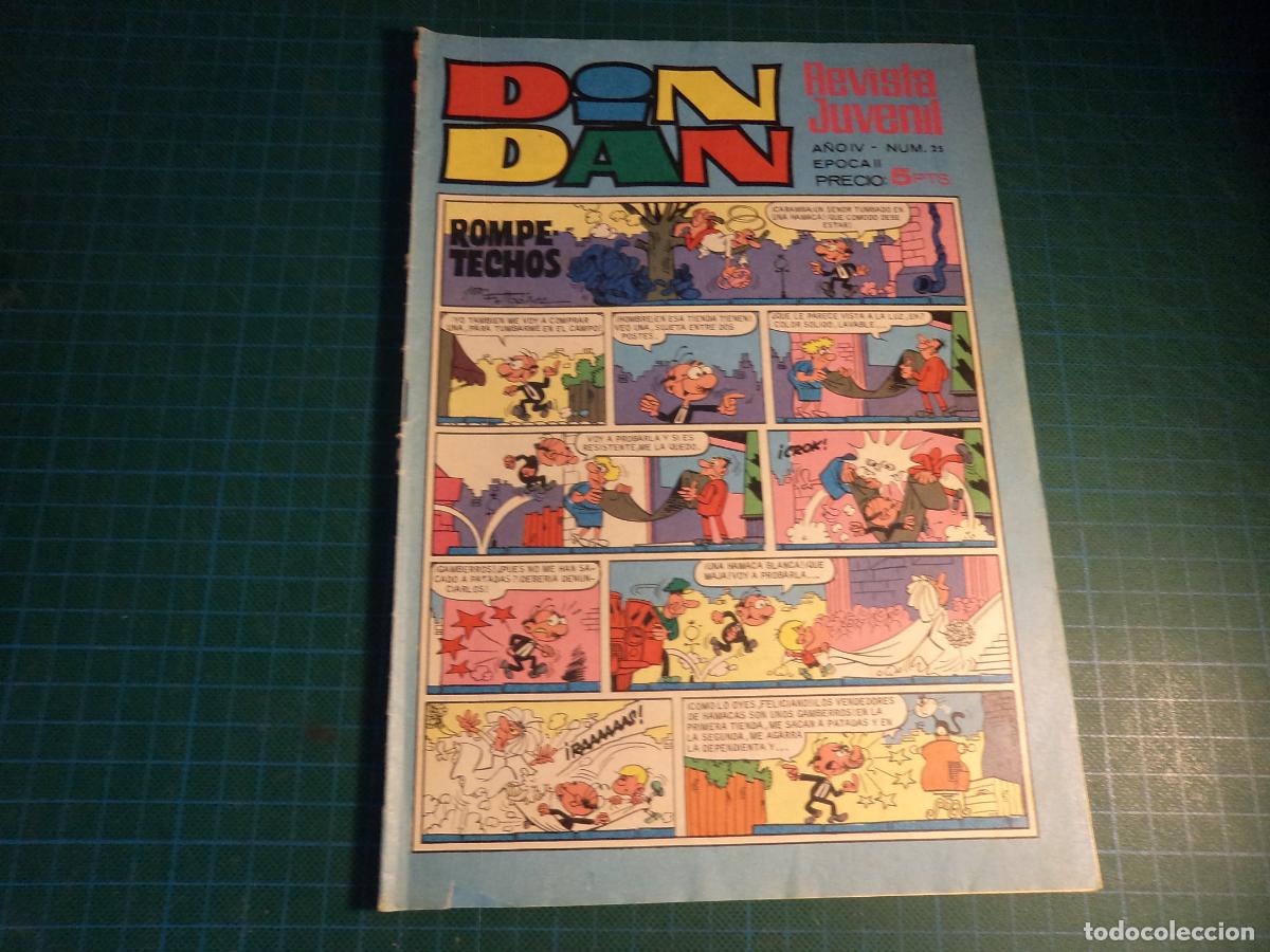 Tebeos: Din Dan. N&ordm; 25. Bruguera