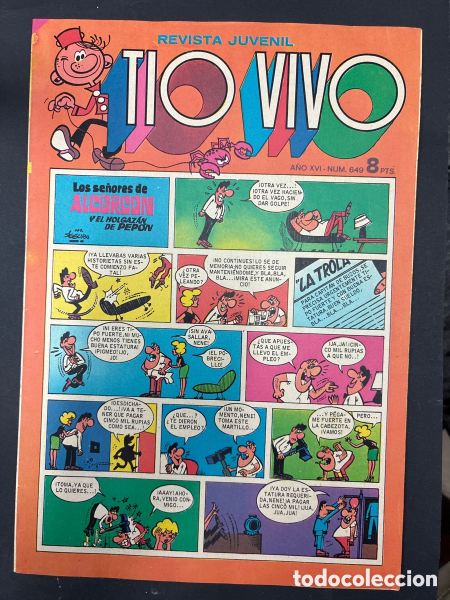 Tebeos: COMIC COLECCION TIO VIVO N&ordm; 649 EDITORIAL BRUGUERA