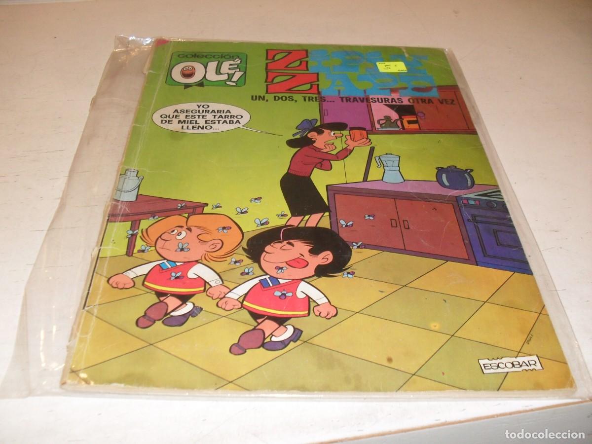 Tebeos: OLE N&ordm; 129,ZIPI Y ZAPE,1,2,3..TRAVESURAS OTRA VEZ,DE 316,4&ordf; EDICION,BRUGUERA,1971