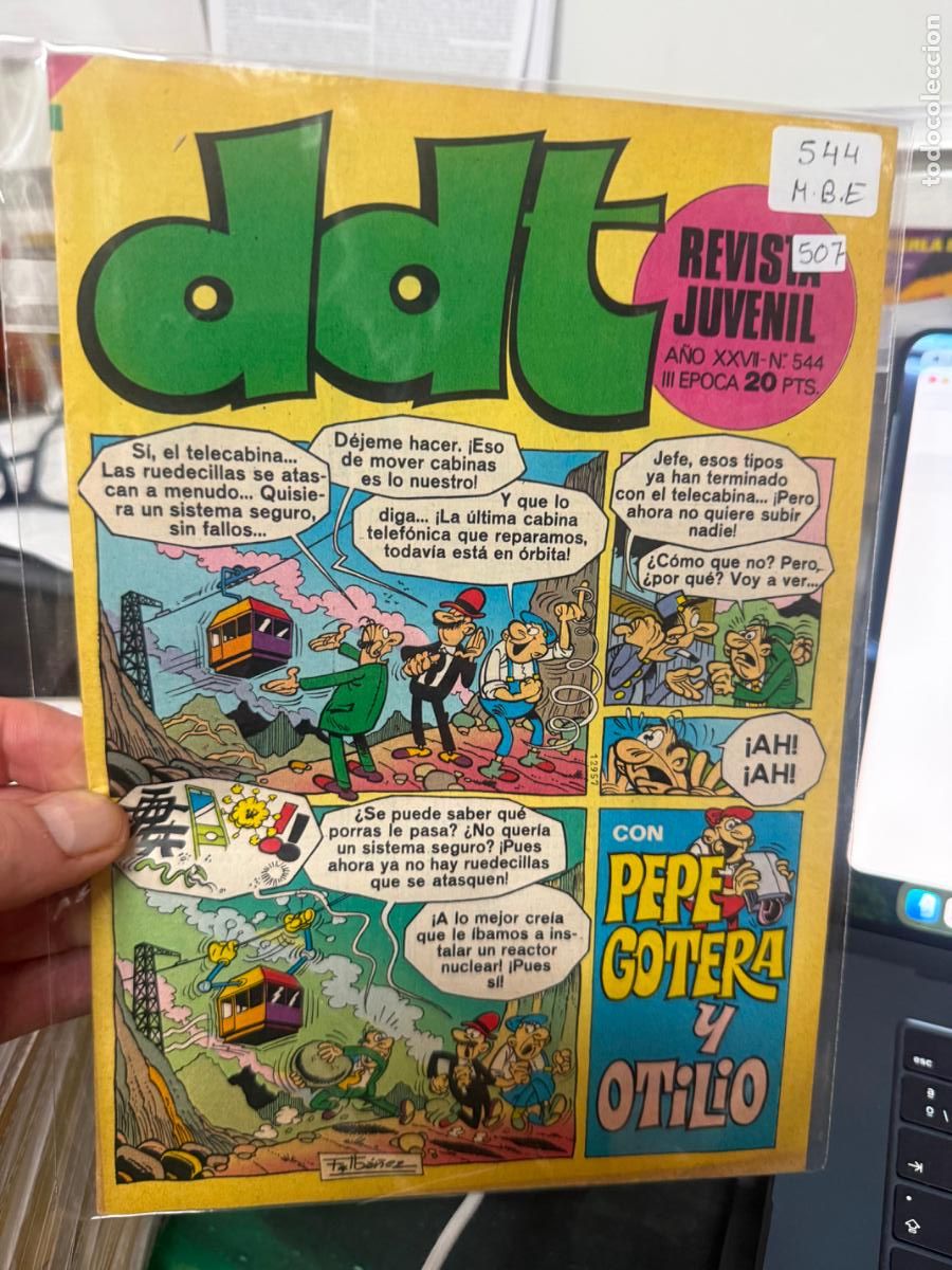 Tebeos: ddt editorial bruguera numero 544