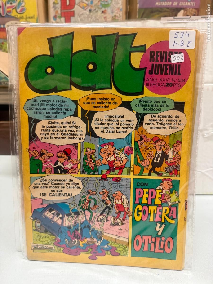 Tebeos: ddt editorial bruguera numero 534