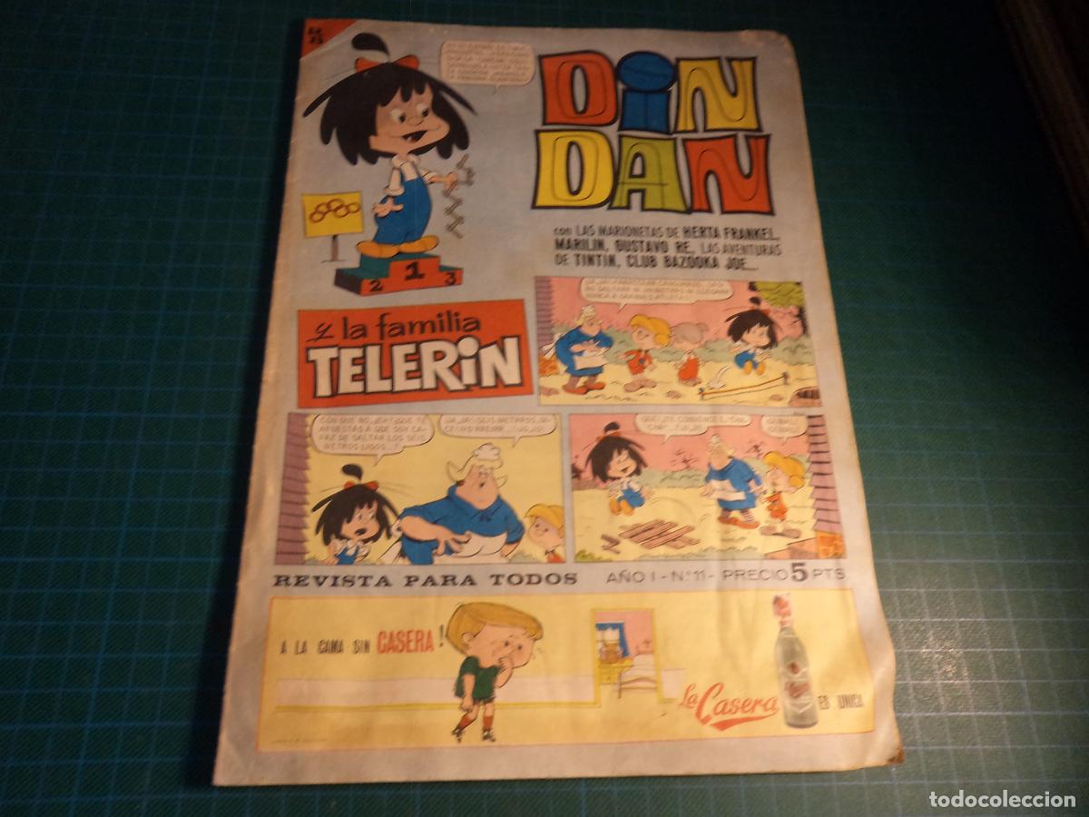 Tebeos: Din Dan. N&ordm; 11. Bruguera.
