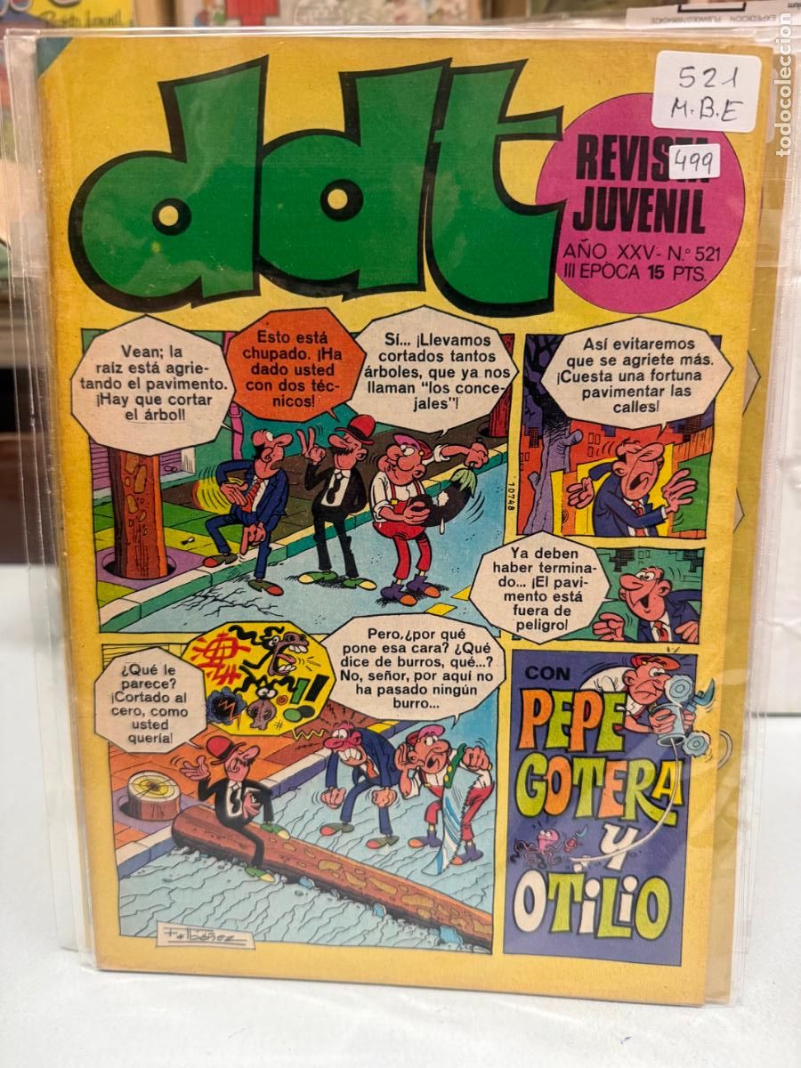 Tebeos: ddt editorial bruguera numero 521