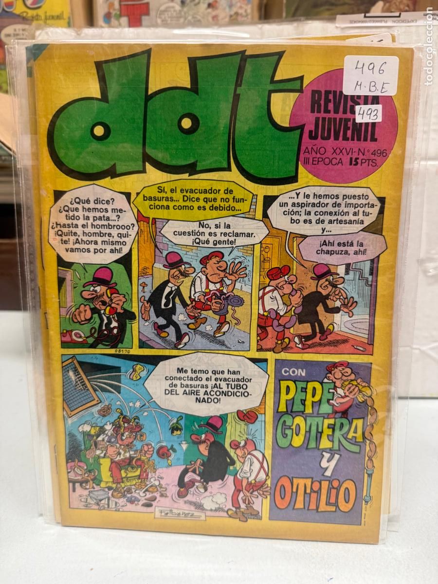 Tebeos: ddt editorial bruguera numero 496