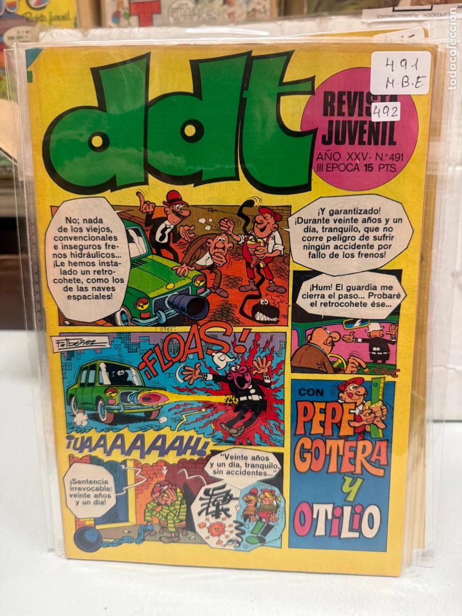 Tebeos: ddt editorial bruguera numero 491