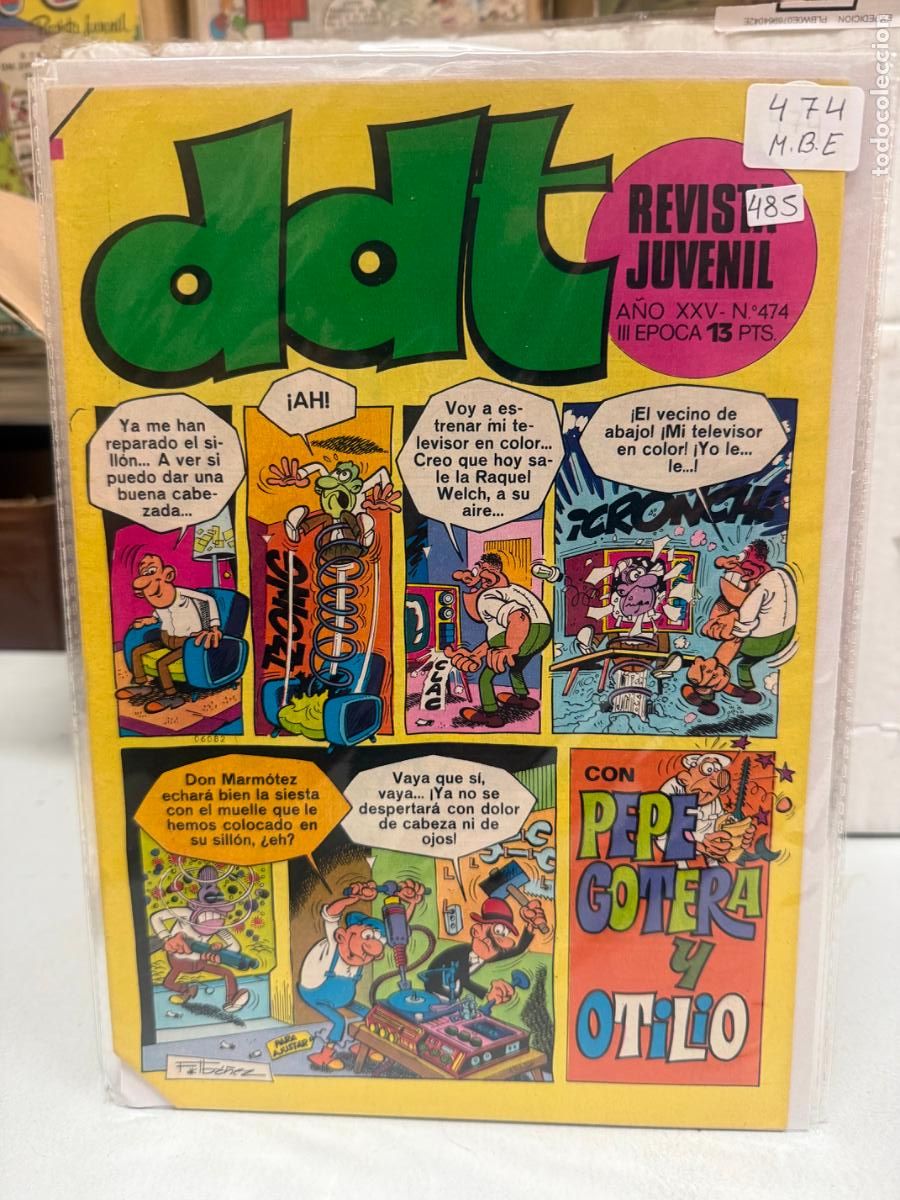 Tebeos: ddt editorial bruguera numero 474