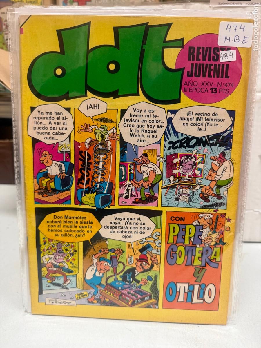 Tebeos: ddt editorial bruguera numero 474
