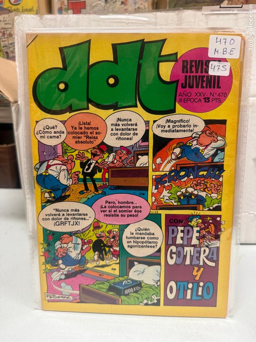 Tebeos: ddt editorial bruguera numero 470