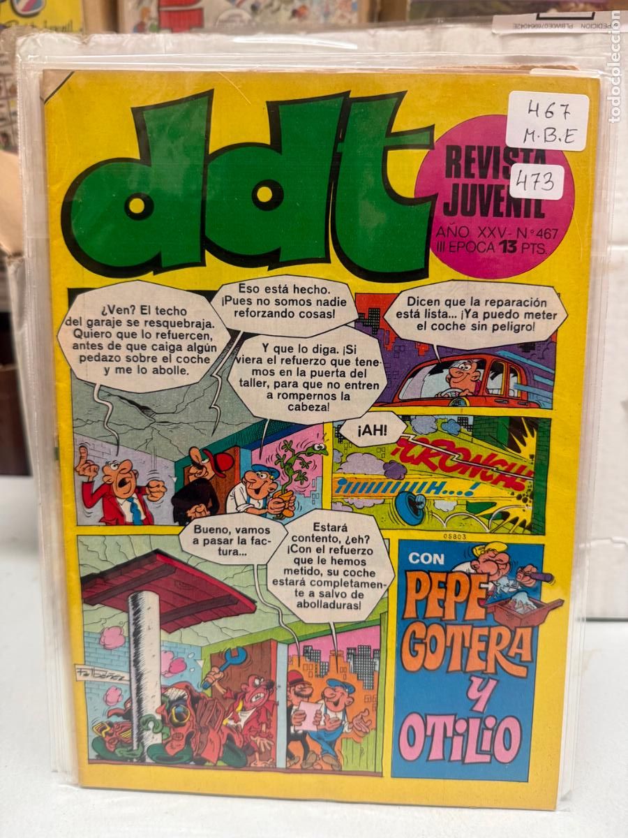 Tebeos: ddt editorial bruguera numero 467
