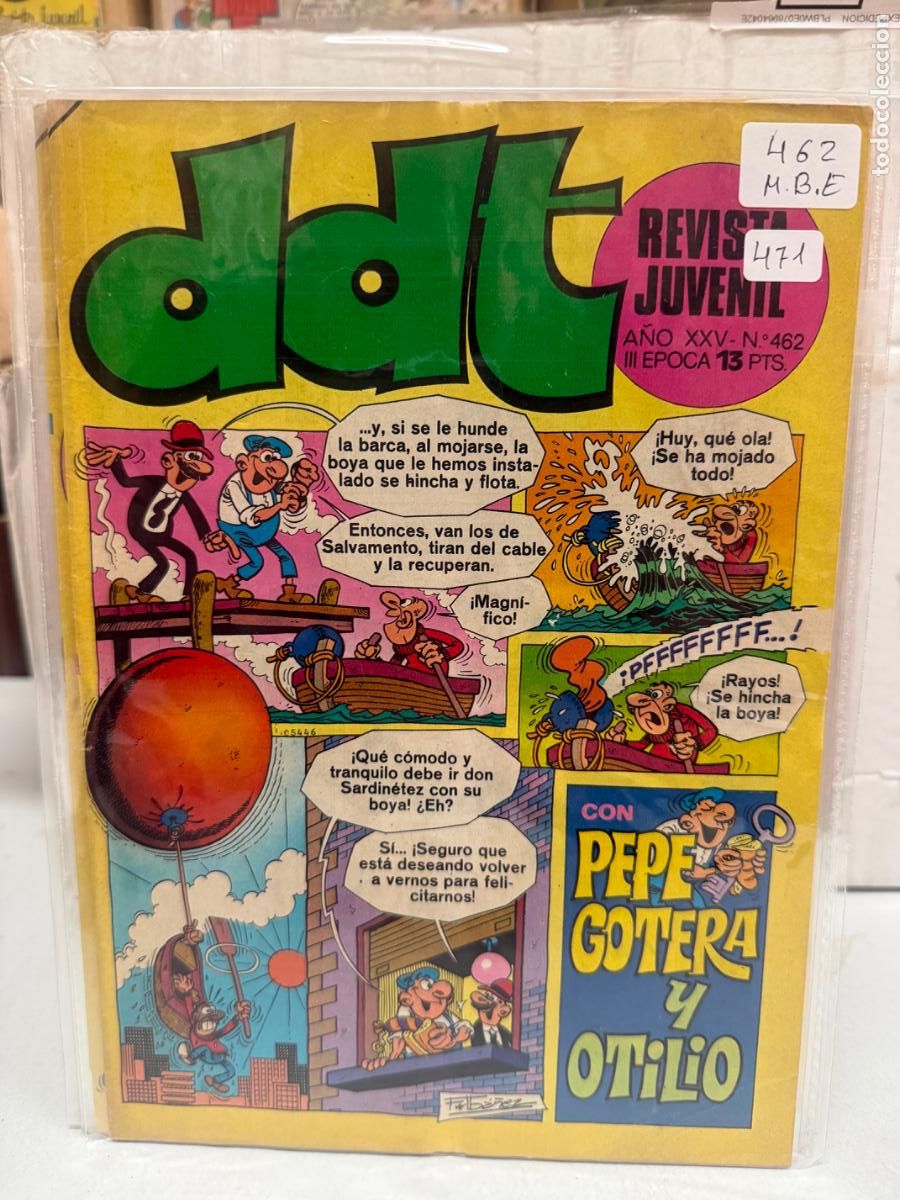 Tebeos: ddt editorial bruguera numero 462