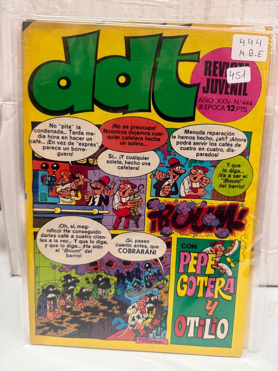 Tebeos: ddt editorial bruguera numero 444