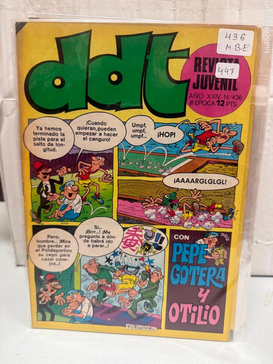 Tebeos: ddt editorial bruguera numero 436