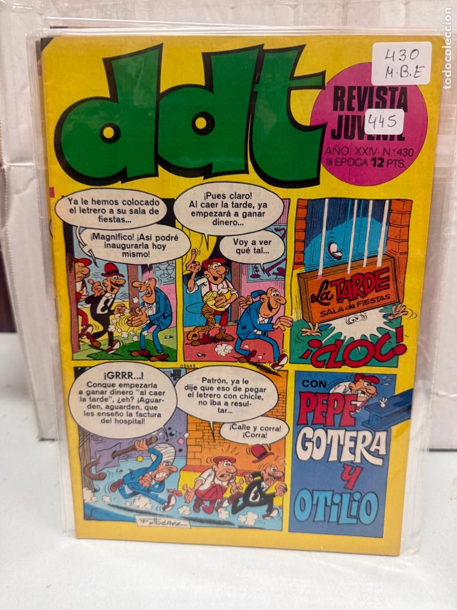 Tebeos: ddt editorial bruguera numero 430