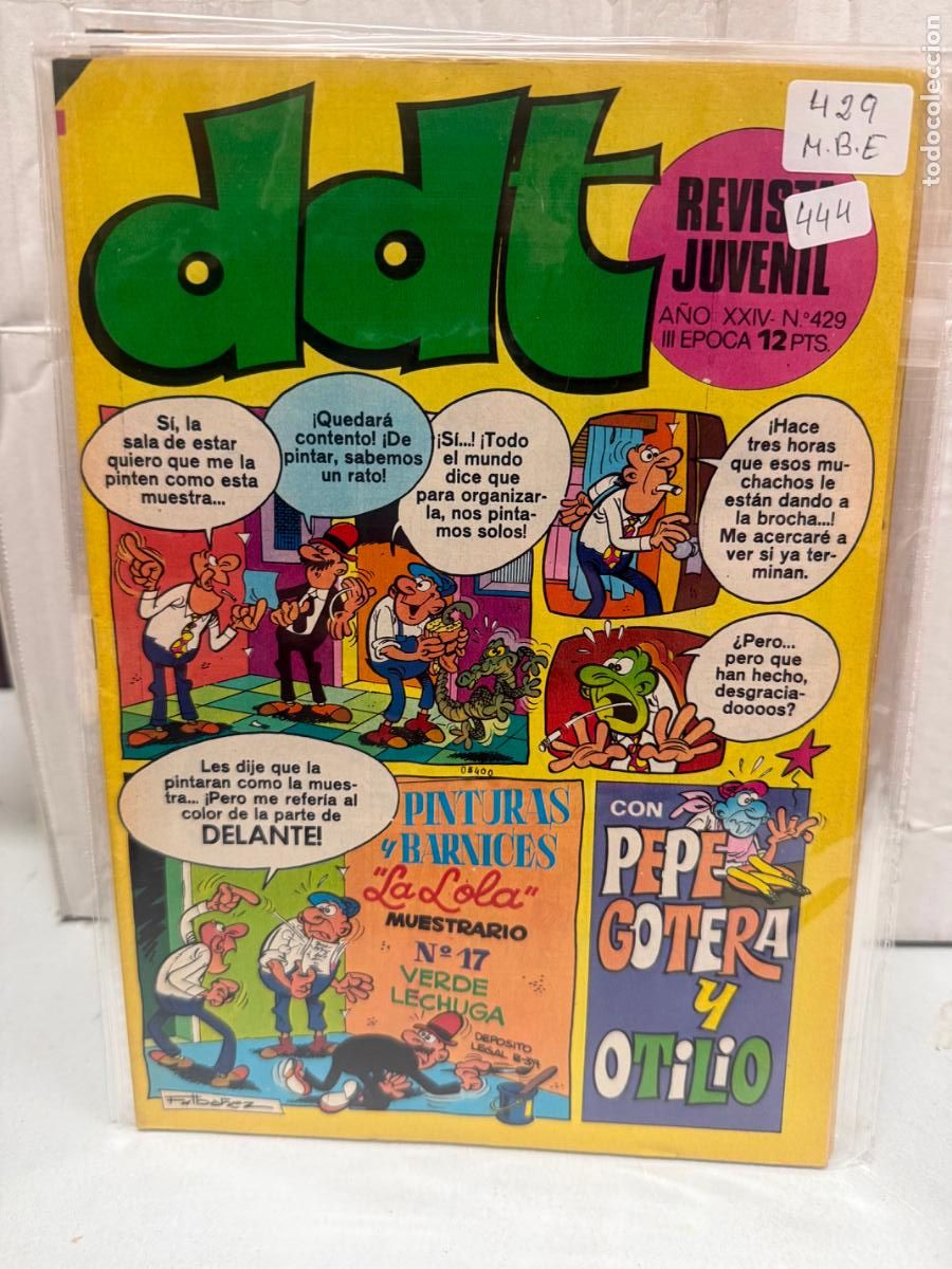 Tebeos: ddt editorial bruguera numero 429