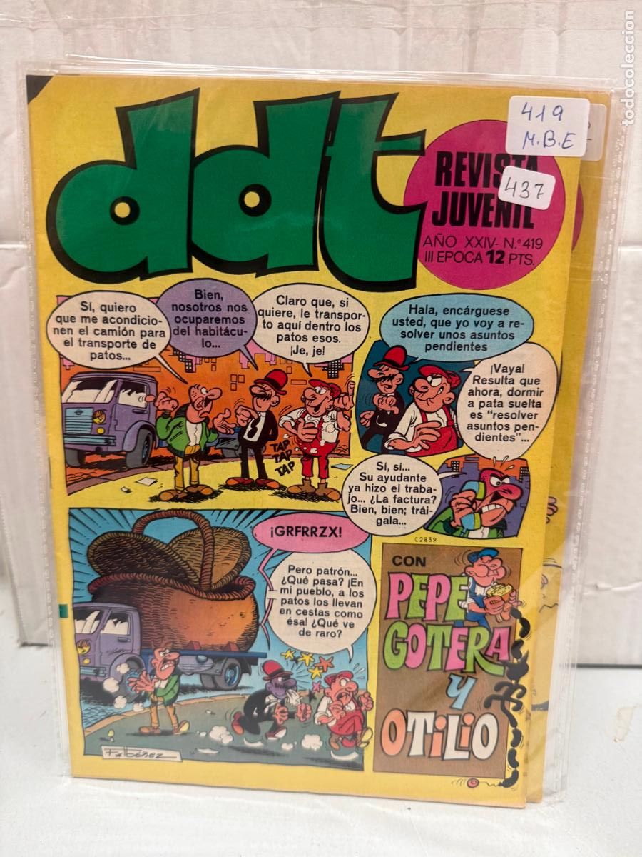 Comics: ddt editorial bruguera numero 419