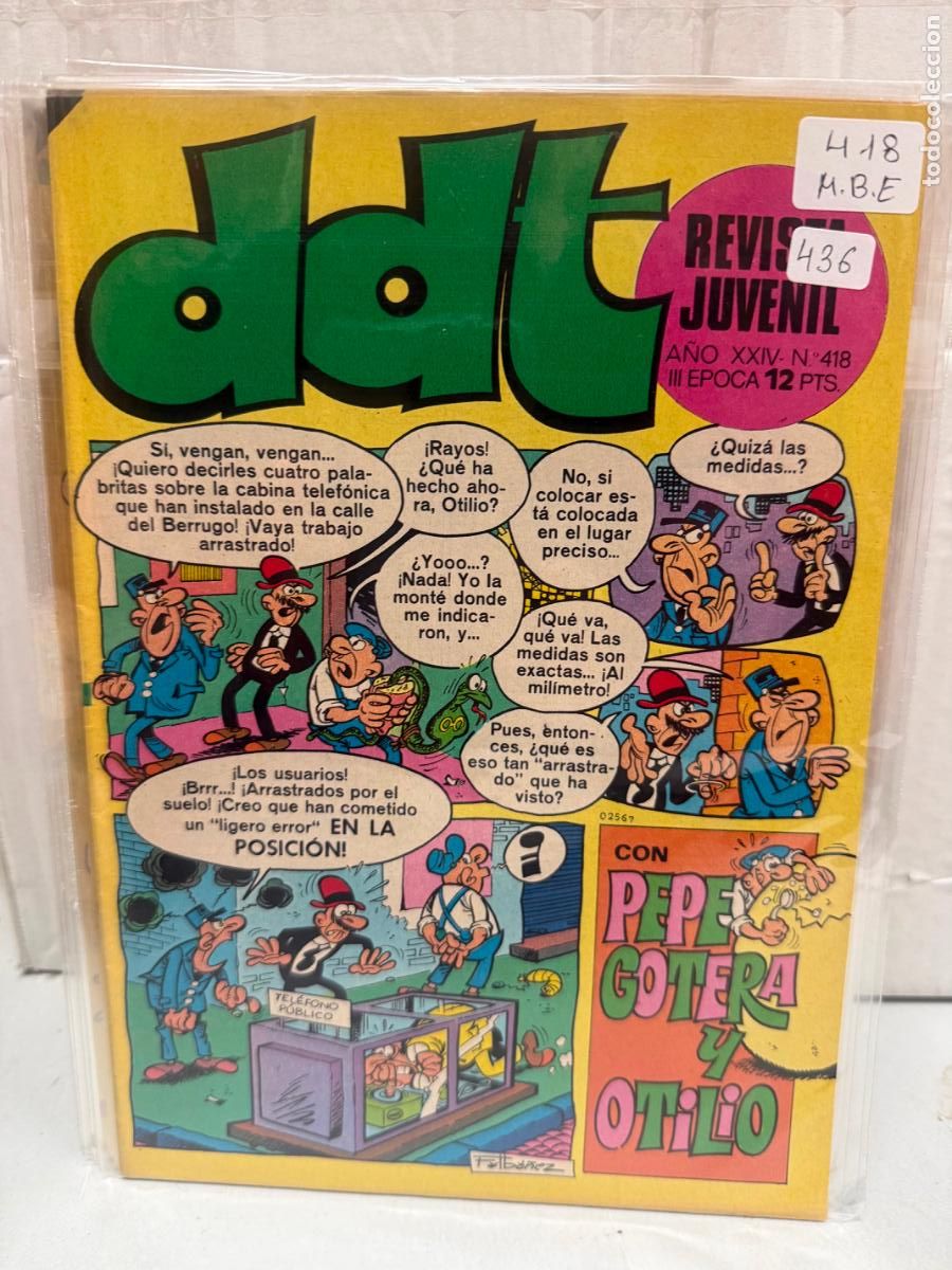 Comics: ddt editorial bruguera numero 418