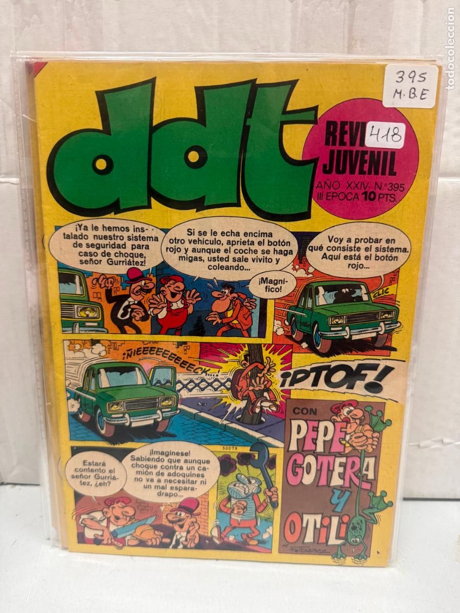 Tebeos: ddt editorial bruguera numero 395