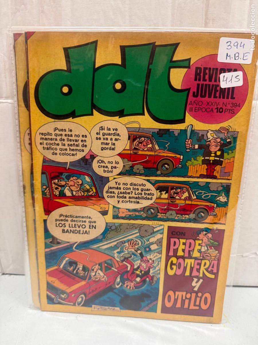 Tebeos: ddt editorial bruguera numero 394