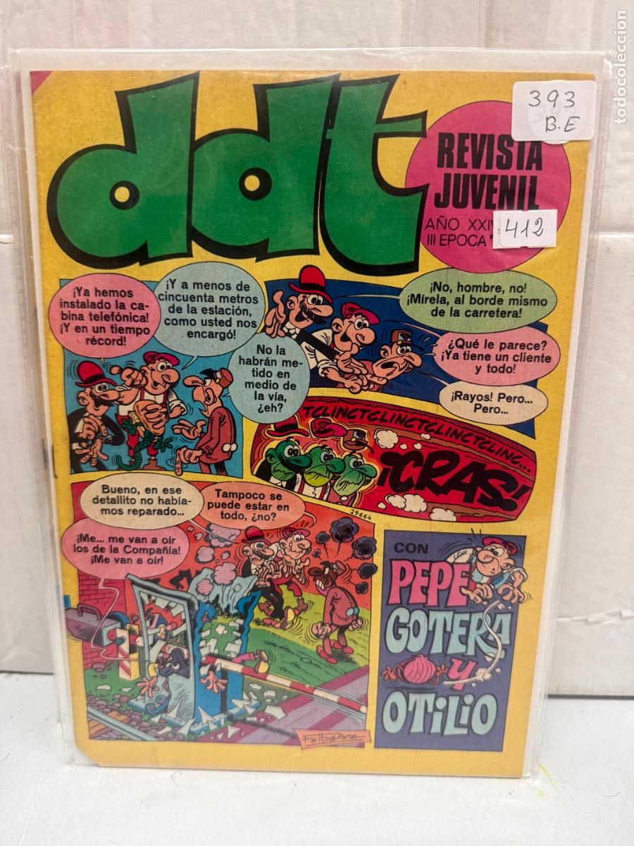 Tebeos: ddt editorial bruguera numero 393