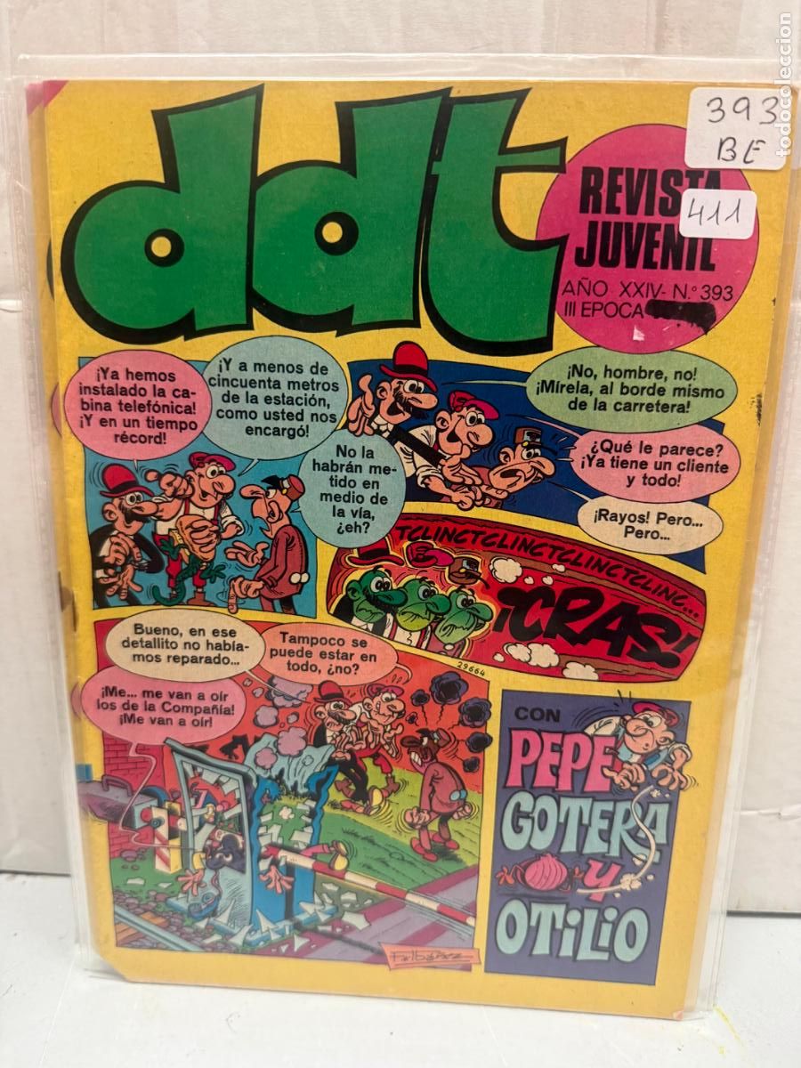 Tebeos: ddt editorial bruguera numero 393