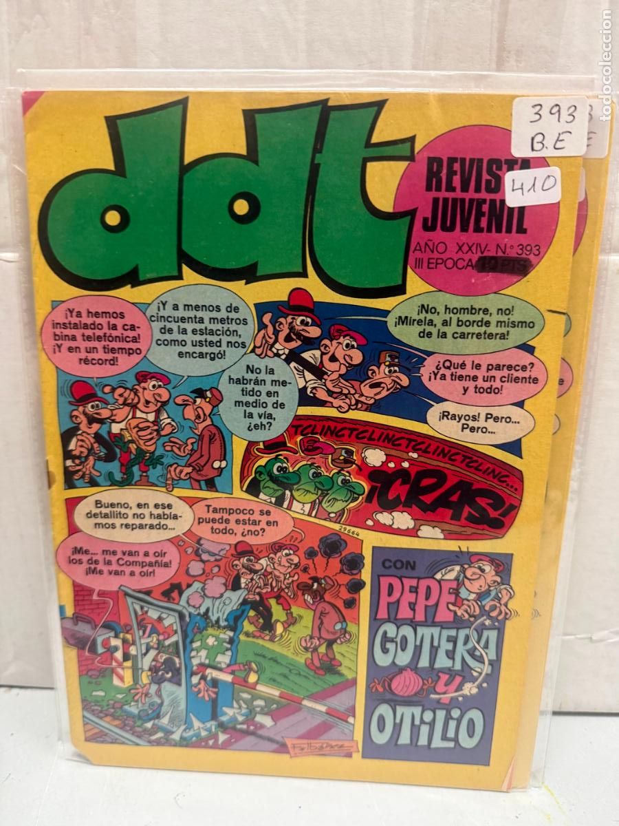 Tebeos: ddt editorial bruguera numero 393