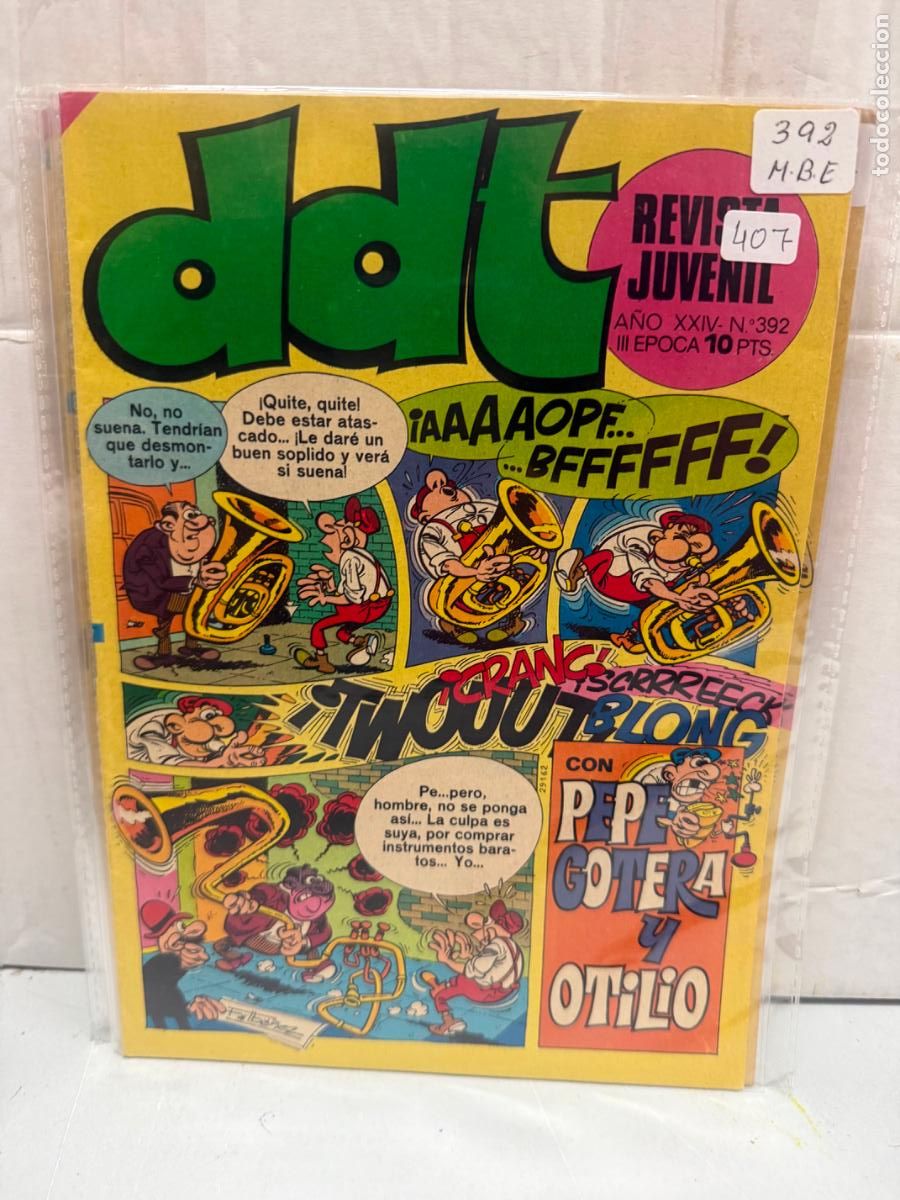 Tebeos: ddt editorial bruguera numero 392