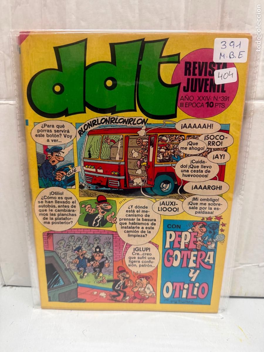 Tebeos: ddt editorial bruguera numero 391