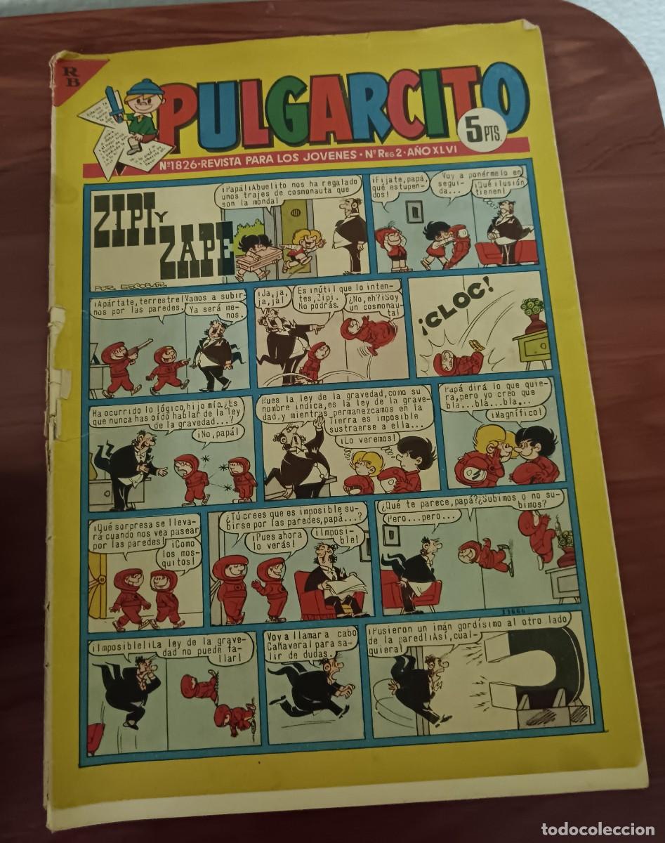 Tebeos: PULGARCITO A&Ntilde;O XLVI N&ordm; 1826 EDITORIAL BRUGUERA 2 MAYO 1966