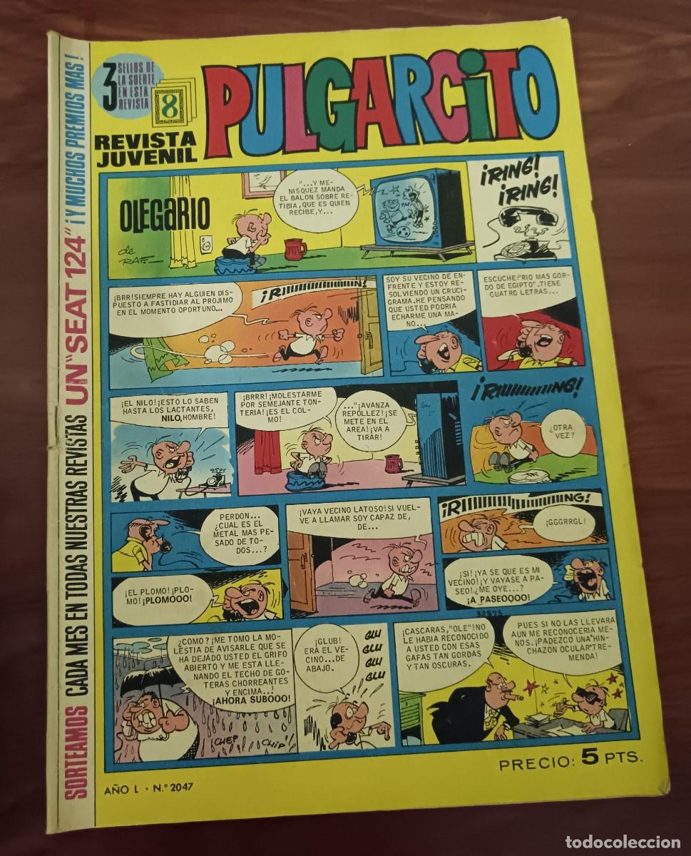 Tebeos: PULGARCITO A&Ntilde;O L N&ordm; 2047 EDITORIAL BRUGUERA 27 JULIO 1970