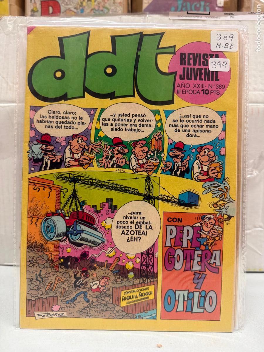 Tebeos: ddt editorial bruguera numero 389