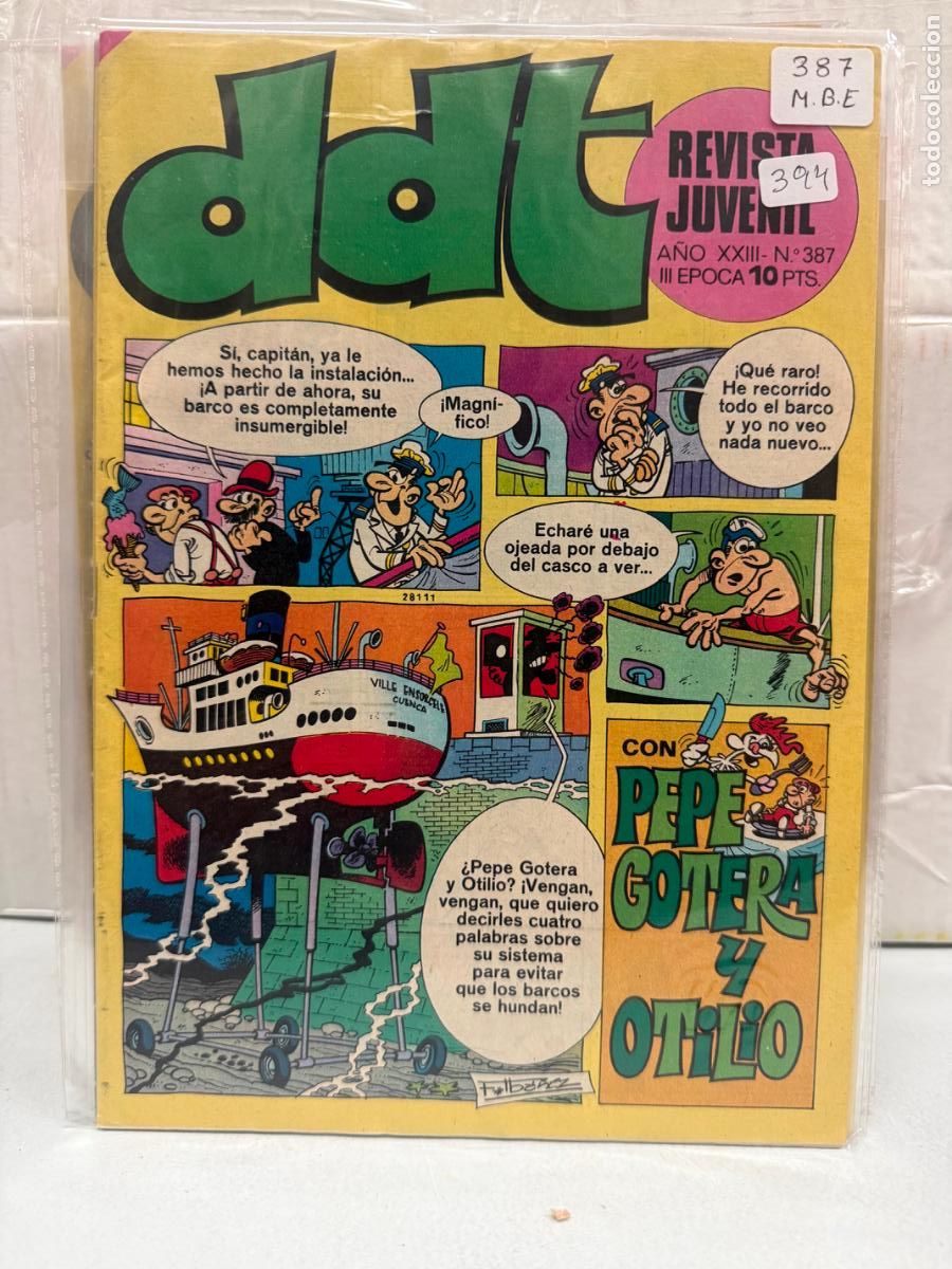 Tebeos: ddt editorial bruguera numero 387