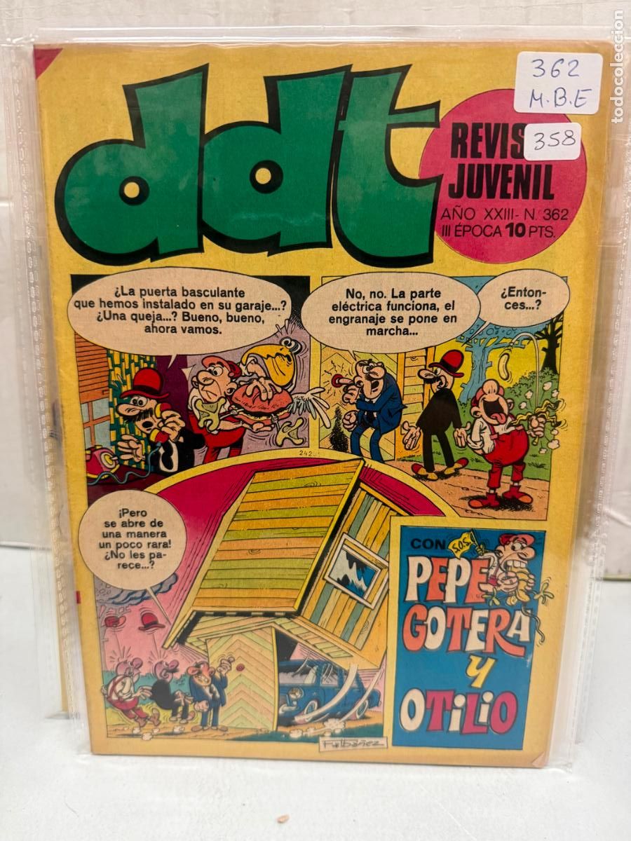 Tebeos: ddt editorial bruguera numero 362