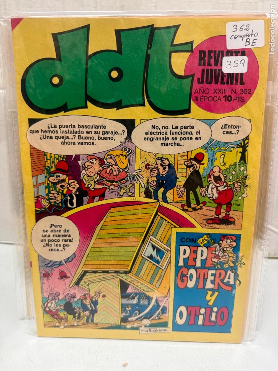 Tebeos: ddt editorial bruguera numero 362