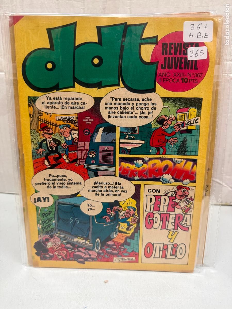 Tebeos: ddt editorial bruguera numero 367