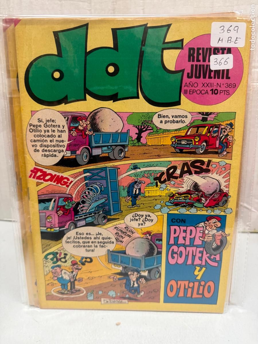 Tebeos: ddt editorial bruguera numero 369