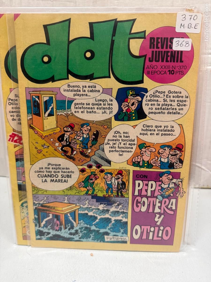 Tebeos: ddt editorial bruguera numero 370