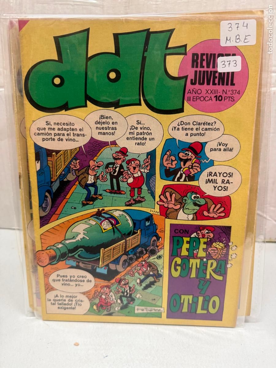 Tebeos: ddt editorial bruguera numero 374